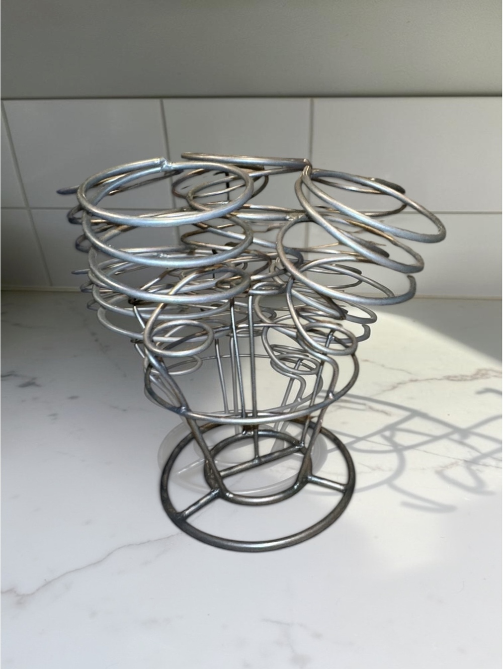 Vintage Six Bottle Table Wine Rack Holder
